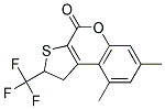 1,2-DIHYDRO-7,9-DIMETHYL-2-TRIFLUOROMETHYL-4H-THIENO-[2,3-C]-CHROMEN-4-ONE Struktur