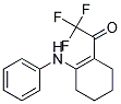 1-(N-PHENYLAMINO)-2-TRIFLUOROACETYLCYCLOHEX-1-ENE Struktur