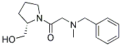 1-(N-BENZYL-N-METHYLGLYCYL)-(S)-PROLINOL, Struktur