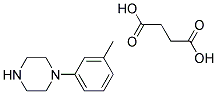 1-(3-METHYLPHENYL)-PIPERAZINE BUTANEDIOATE Struktur