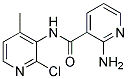 2-Amino-N-(2-chloro-4-methylpyridin-3-yl)pyridine-3-carboxamide Struktur