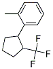 1-METHYL-2-(2-TRIFLUOROMETHYL-CYCLOPENTYL)-BENZENE Struktur