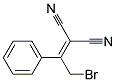 2-(2-BROMO-1-PHENYLETHYLIDENE)MALONONITRILE, TECH Struktur