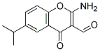 2-AMINO-3-FORMYL-6-ISOPROPYLCHROMONE Struktur