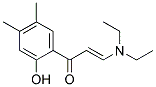 1-(4,5-DIMETHYL-2-HYDROXYPHENYL)-3-(DIETHYLAMINO)-2-PROPEN-1-ONE Struktur