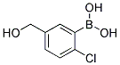 2-CHLORO-5-(HYDROXYMETHYL)BENZENEBORONIC ACID Struktur