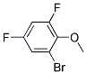 2-BROMO-4,6-DIFLUOROANISOL Struktur