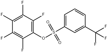 2,3,4,5,6-PENTAFLUOROPHENYL 3-(TRIFLUOROMETHYL)BENZENESULPHONATE Struktur