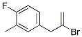 2-BROMO-3-(4-FLUORO-3-METHYLPHENYL)-1-PROPEN Struktur