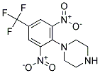 1-[2,6-DINITRO-4-(TRIFLUOROMETHYL)PHENYL]PIPERAZIN Struktur