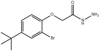 2-[2-BROMO-4-(TERT-BUTYL)PHENOXY]ACETOHYDRAZIDE Struktur