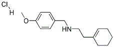 2-(1-CYCLOHEXEN-1-YL)-N-(4-METHOXYBENZYL)-1-ETHANAMINE HYDROCHLORIDE Struktur