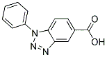 1-PHENYL-1H-BENZOTRIAZOLE-5-CARBOXYLIC ACID Struktur