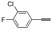 2-CHLORO-4-ETHYNYL-1-FLUORO-BENZENE Struktur