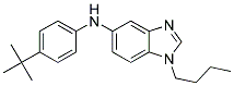 (1-BUTYL-1H-BENZOIMIDAZOL-5-YL)-(4-TERT-BUTYL-PHENYL)-AMINE Struktur