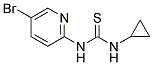 1-(5-BROMOPYRIDIN-2-YL)-3-CYCLOPROPYL-THIOUREA Struktur