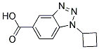 1-CYCLOBUTYL-1H-BENZOTRIAZOLE-5-CARBOXYLIC ACID Struktur