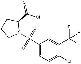 1-([4-CHLORO-3-(TRIFLUOROMETHYL)PHENYL]SULFONYL)PROLINE price.