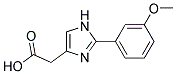 [2-(3-METHOXY-PHENYL)-IMIDAZOL-4-YL]-ACETIC ACID Struktur