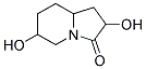 2,6-DIHYDROXY-HEXAHYDRO-INDOLIZIN-3-ONE Struktur