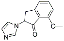 2-IMIDAZOL-1-YL-7-METHOXY-INDAN-1-ONE Struktur