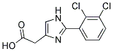 [2-(2,3-DICHLOROPHENYL)-IMIDAZOL-4-YL]-ACETIC ACID Struktur