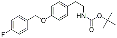 (2-[4-(4-FLUORO-BENZYLOXY)-PHENYL]-ETHYL)-CARBAMIC ACID TERT-BUTYL ESTER Struktur