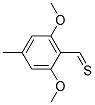 2,6-DIMETHOXY-4-METHYLTHIOBENZALDEHYDE Struktur