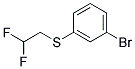 1-BROMO-3-(2,2-DIFLUORO-ETHYLSULFANYL)-BENZENE Struktur