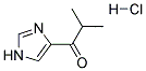 1-(1H-IMIDAZOL-4-YL)-2-METHYL-PROPAN-1-ONE HCL Struktur