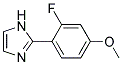 2-(2-FLUORO-4-METHOXY-PHENYL)-1H-IMIDAZOLE Struktur