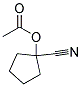 1-CYANOCYCLOPENTYL ACETATE Struktur