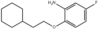 2-(2-CYCLOHEXYLETHOXY)-5-FLUOROANILINE Struktur