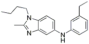 (1-BUTYL-2-METHYL-1H-BENZOIMIDAZOL-5-YL)-(3-ETHYL-PHENYL)-AMINE Struktur