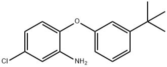 2-[3-(TERT-BUTYL)PHENOXY]-5-CHLOROPHENYLAMINE Struktur