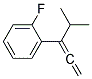 1-FLUORO-2-(1-ISOPROPYL-PROPA-1,2-DIENYL)-BENZENE Struktur