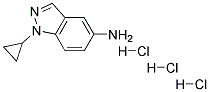 1-CYCLOPROPYL-1H-INDAZOL-5-YLAMINE TRIHYDROCHLORIDE Struktur