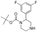 2-(3,5-DIFLUORO-PHENYL)-PIPERAZINE-1-CARBOXYLIC ACID TERT-BUTYL ESTER Struktur