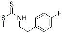 [2-(4-FLUORO-PHENYL)-ETHYL]-DITHIOCARBAMIC ACID METHYL ESTER Struktur