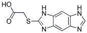 (1,7-DIHYDROIMIDAZO[4,5-F]BENZIMIDAZOL-2-YLTHIO)ACETIC ACID Struktur