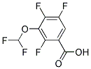 2,4,5-TRIFLUORO-3-DIFLUOROMETHOXYBENZOIC ACID Struktur