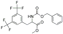 2-BENZYLOXYCARBONYLAMINO-3-(3,5-BIS-TRIFLUOROMETHYL-PHENYL)-PROPIONIC ACID METHYL ESTER Struktur