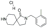 2-(2-METHYLBENZYL)-2,8-DIAZASPIRO[4.5]DECAN-1-ONE HYDROCHLORIDE Struktur