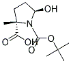 1-TERT-BUTYL 2-METHYL (2S,5R)-5-HYDROXYPYRROLIDINE-1,2-DICARBOXYLATE Struktur