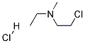 2(METHYLETHYLAMINO)ETHYL CHLORIDE HCL Struktur