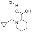 1-CYCLOPROPYLMETHYL-PIPERIDINE-2-CARBOXYLIC ACID HYDROCHLORIDE Struktur