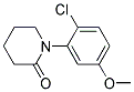 1-(2-CHLORO-5-METHOXY-PHENYL)-PIPERIDIN-2-ONE Struktur