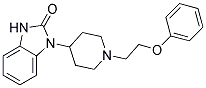 1-[1-(2-PHENOXYETHYL)PIPERIDIN-4-YL]-1,3-DIHYDRO-2H-BENZIMIDAZOL-2-ONE Struktur