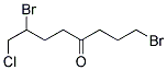 1,7-DIBROMO-8-CHLORO-OCTAN-4-ONE Struktur