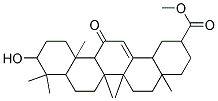 10-HYDROXY-2,4A,6A,6B,9,9,12A-HEPTAMETHYL-13-OXO-1,2,3,4,4A,5,6,6A,6B,7,8,8A,9,10,11,12,12A,12B,13,14B-ICOSAHYDRO-PICENE-2-CARBOXYLIC ACID Struktur